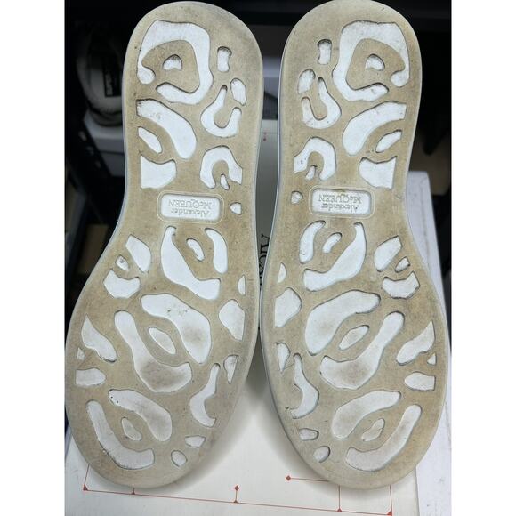 Alexander McQueen Oversized Sneaker White Iridescent Glitter Size 44 EU / 11 US main image 4